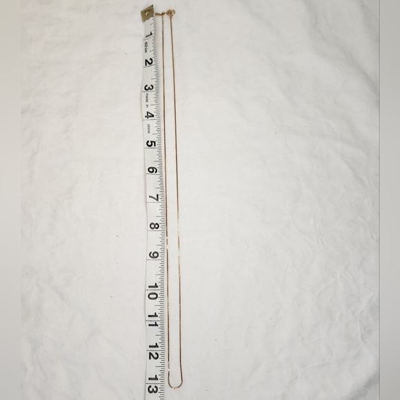 MONET Long Gold Chain Necklace - Picture 8 of 9